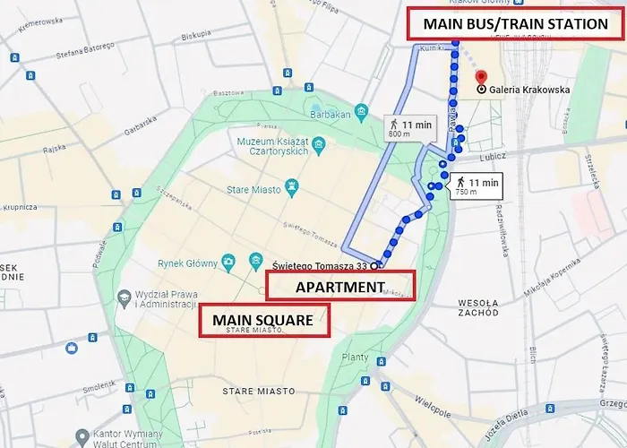 Lejlighed 2 Bedroom Apartment, Heart Of Tomasza St *